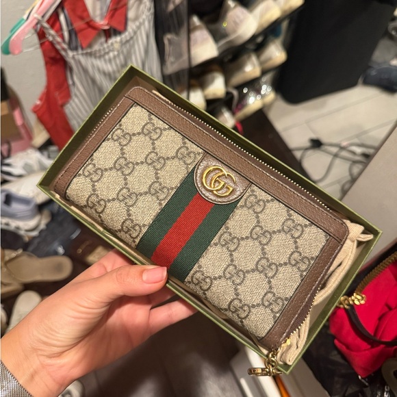 Gucci Ophidia GG Supreme Canvas Zip Wallet - Picture 7 of 7